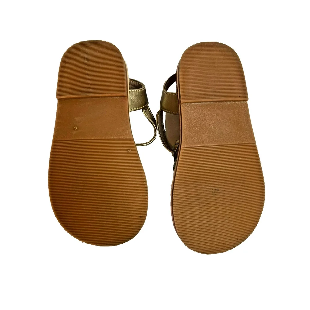 Otter Momo Girls Gold Sandals Size 8 16.1cm